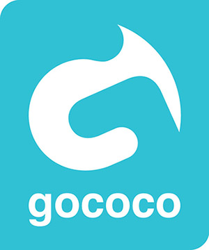 Gococo Logga med platta_ 300px bredd
